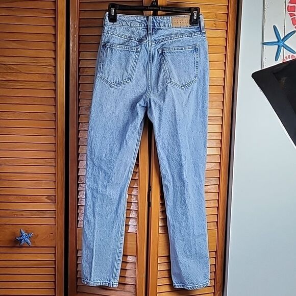 Pascun Distressed Mom Jeans Medium Wash High Rise Women's Size 24 - Picture 5 of 11